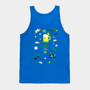 St.Patty's day icons set Tank Top